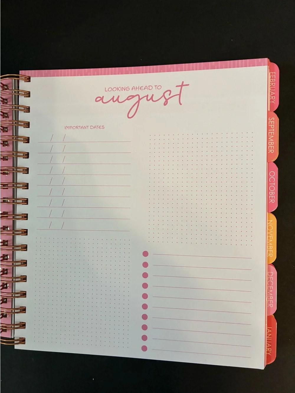 Western Cowgirl 17 month Planner